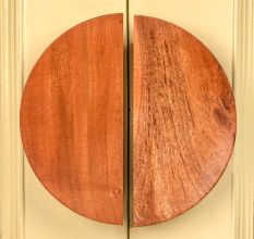 Large Wooden Natural Door Handles