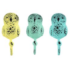 Modern Owl Iron Wall Hooks