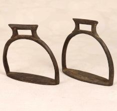 Handcrafted Finest Brass Horse Stirrups for Vintage Collection in Pair