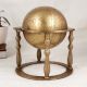 Decorative Handmade Brass Islamic Art Globe for Collection