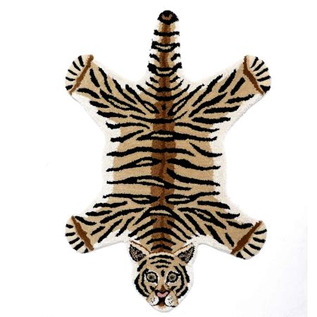 Drowsy Tiger Rug Woolen Hand Tufted Rug