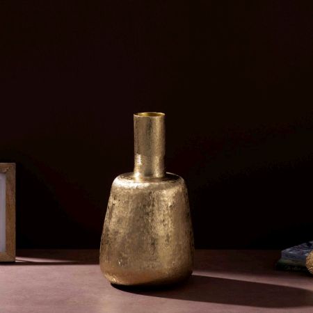 Golden Bell Artisan Vase