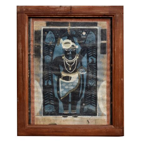 Painting Of Lord Krishna Ji With Beautiful Art Work