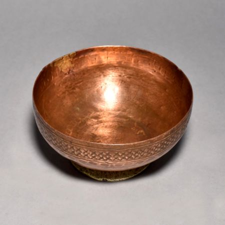 Vintage Clear Bowl With Peshawari Work