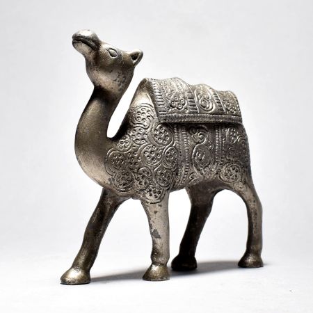 Indian Art Standing Camel Figure From Rajasthan