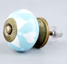 Turquoise Heart Knob (1)
