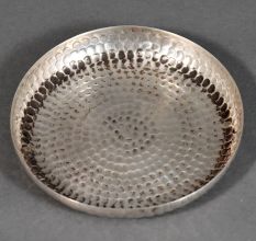 Vintage Hand Hammered Sterling Silver Tray for Collection