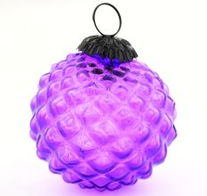 Purple Solid Custard Apple Christmas Hanging