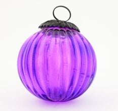 Purple Solid Melon Christmas Hanging