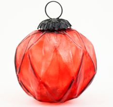 Red Solid Box Cut Christmas Hanging