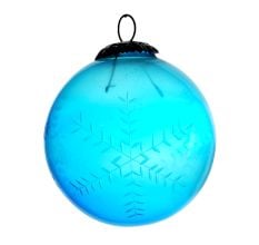 Turquoise Round Leaf Christmas Hanging Online