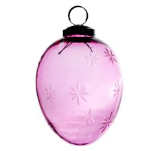 Queen Pink Avocado Star Cut Christmas Hanging